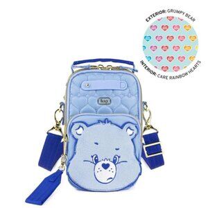 Lug Care Bears x Lug Skeeter Mini Bridge Crossbody Belt Bag Grumpy Bear Blue